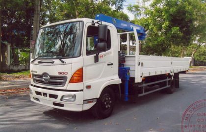 GIÁ XE TẢI HINO 6.4 TẤN GẮN CẨU TADANO 3 TẤN 5 KHÚC 0